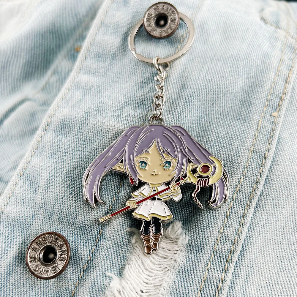 Frieren The Mage المفاتيح أنيمي فريرين بيوند رحلة نهاية كيرينغ قلادة حديدية هدية عيد الحب #2