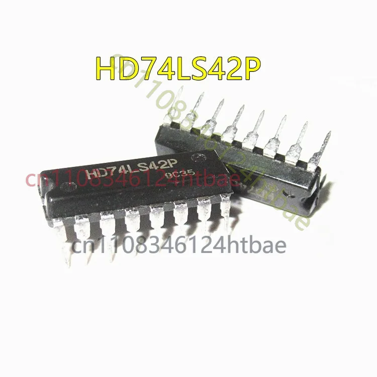 For HD74LS42P 20PCS DIP BCD-to-Decimal Decoder IC New Original
