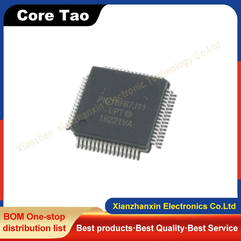 1pcs/lot PIC18F67J11-I/PT PIC18F67J11 QFP64 Microcontroller chips in stock