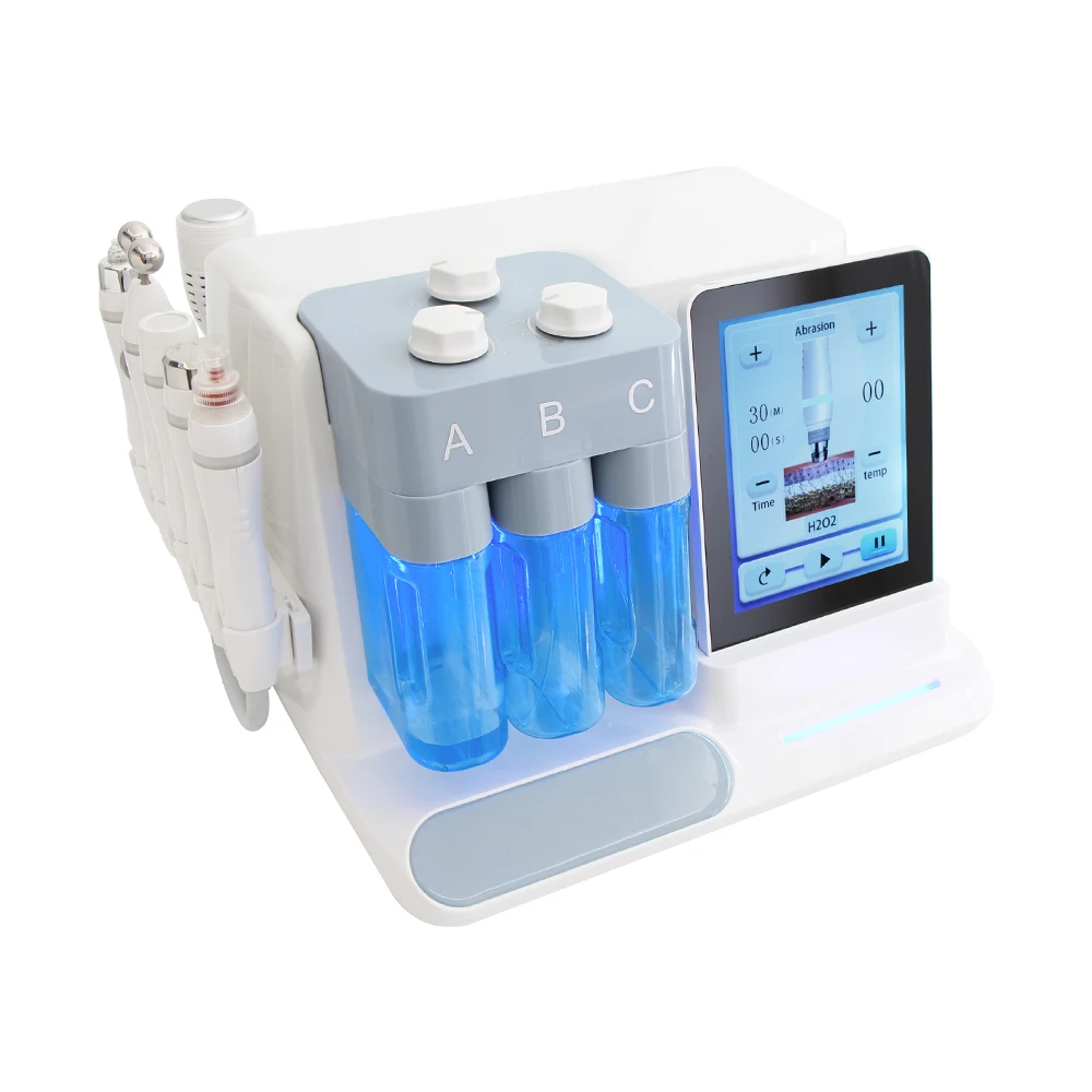 AOKO Hydro Dermabrasion Facial Machines Blackhead Removal Face Lifting Rejuvenating Water Peeling Beauty Skin Care Device