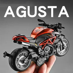 Pocket Toy Alloy Motorcycle Model Miniature Diecast Racing Off-Road Motorcycle Simulation Car Toy Street Motorcycle Model Gift