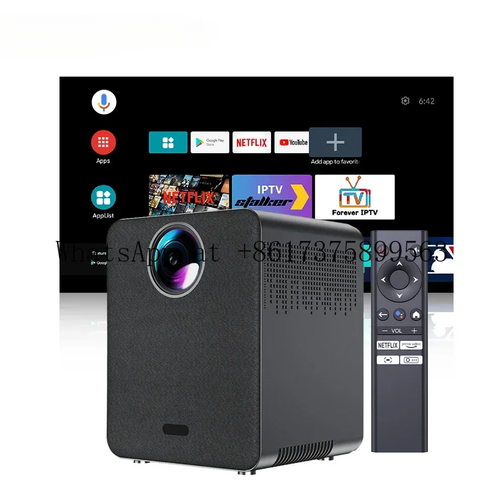Mini Android Smart LCD Projector 4K Support Home Theater HD Portable ATV Proyector for Outdoor Movie Camping Home Entertainment