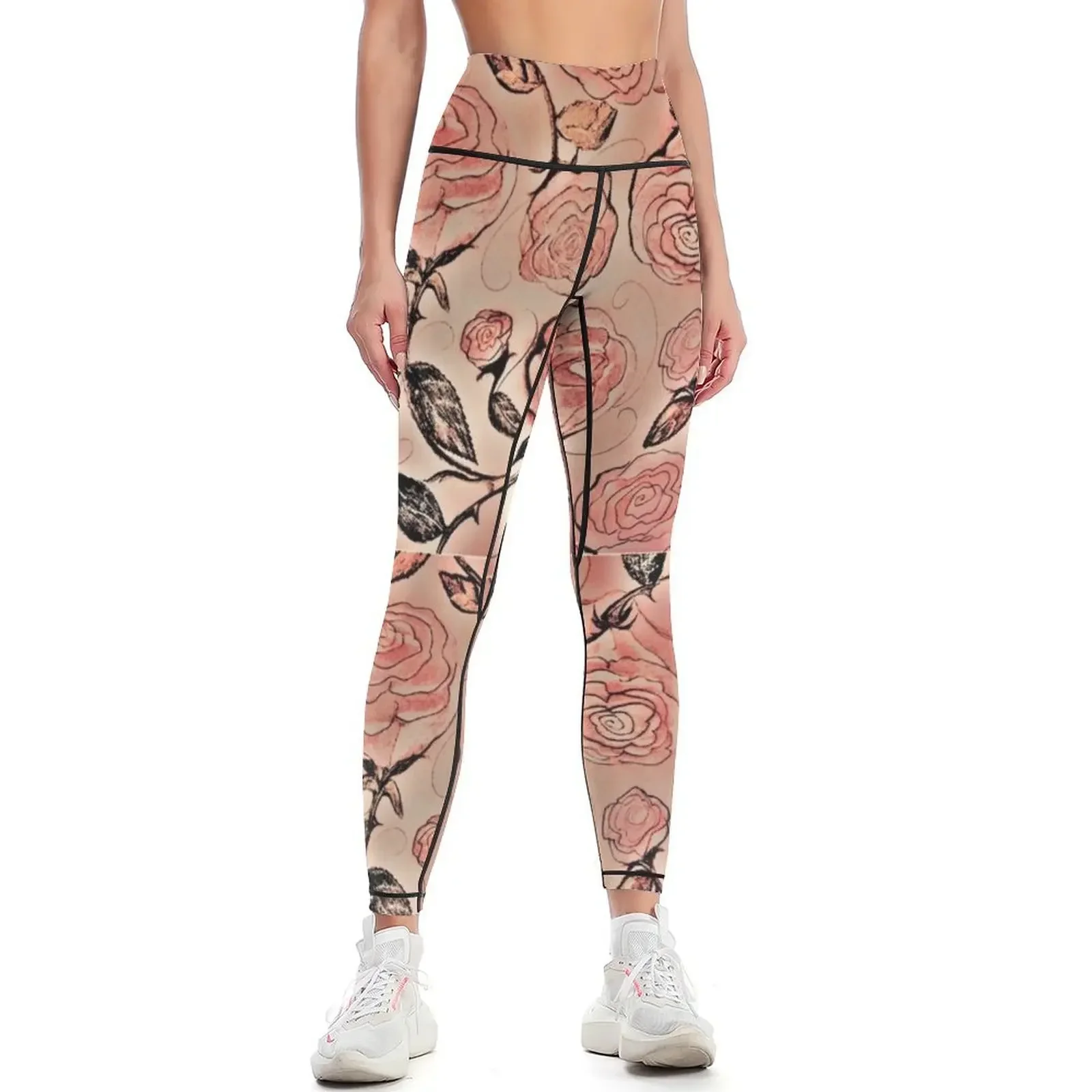 

1941 Roses House of Harlequin Leggings Sportswear woman gym high waist gym clothing sports for gym Womens Leggings