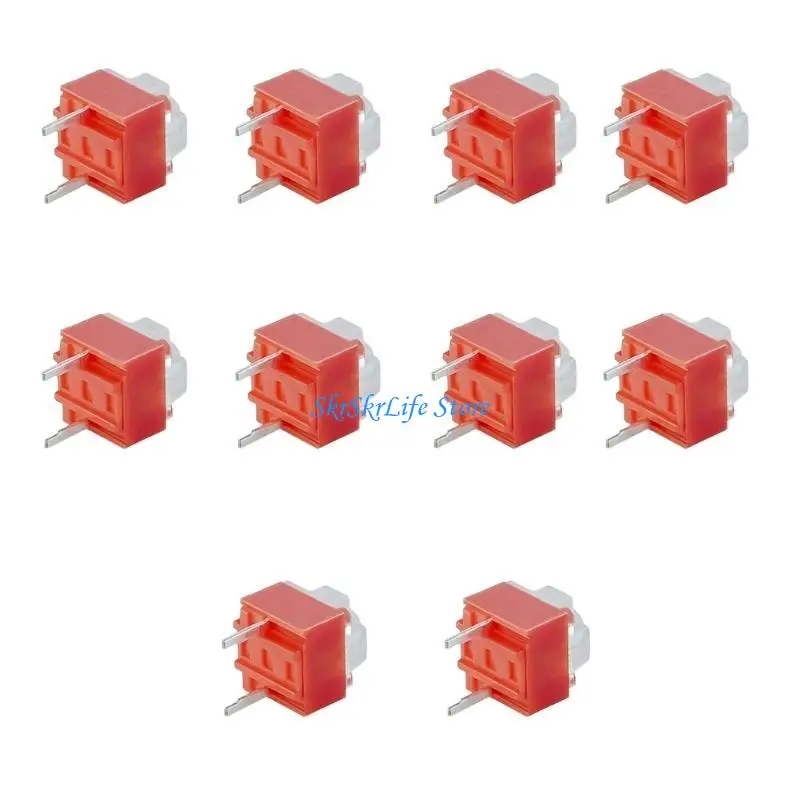 

E65E 10Pcs Mute Button 6x6x7.3mm Wireless Mouse Wire Mouse Button Mute Switches Micro Switches Mute 20 Millions Switches