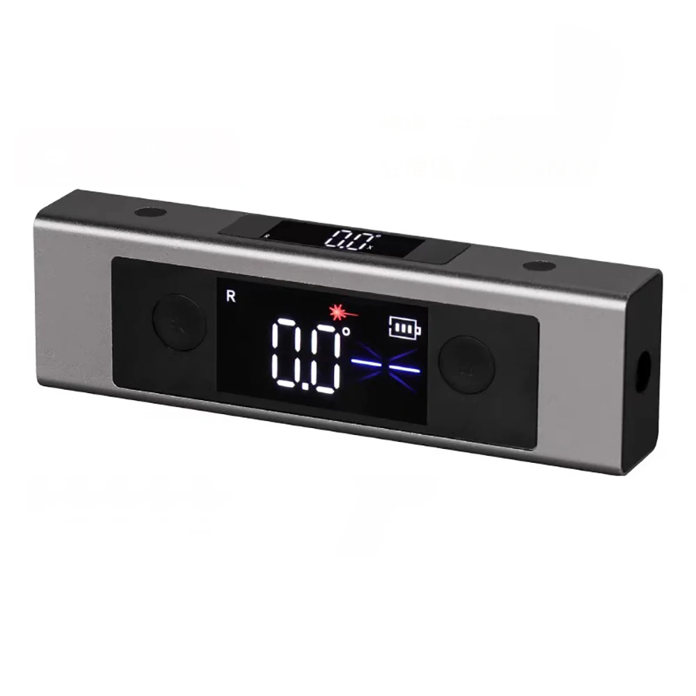 

Laser Electronic Angle Level Small Portable Infrared High-Precision Measuring Instrument Dual Screen Display, Magnetic Adsorptio