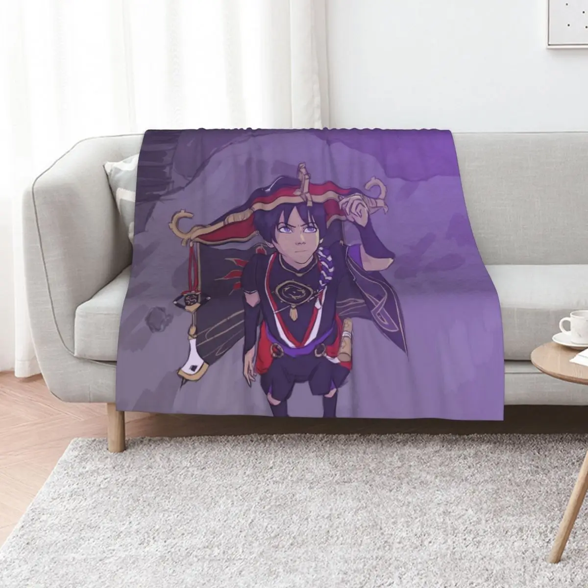 

Scaramouche Throw Blanket manga christmas decoration Shaggy Thermal Blankets