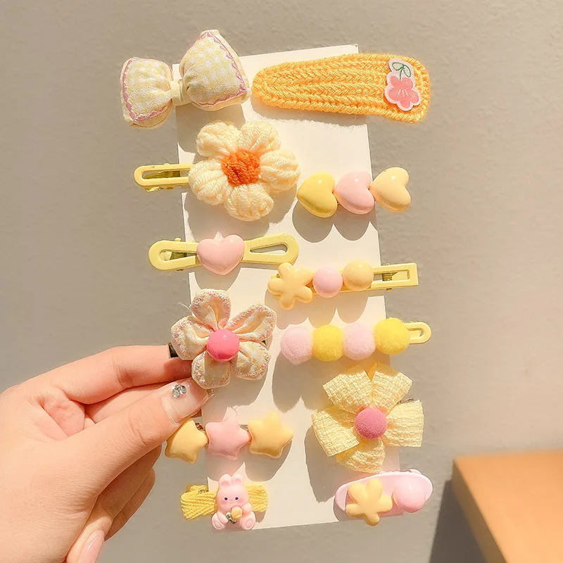 

Children's Bangs Hair Clips, Hair Tidying Tool for Girls, Autumn and Winter Plush Hairpins, Baby Bow Hair Clips, Hair Accessories