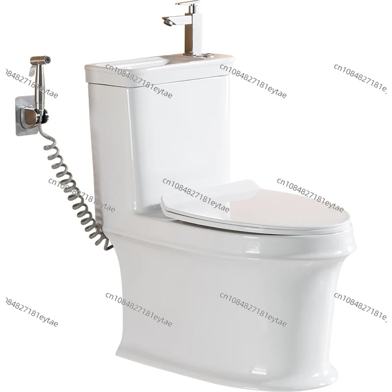Water dispenser, household flushing seat, ceramic toilet with wash basin integrated device, widely applicable