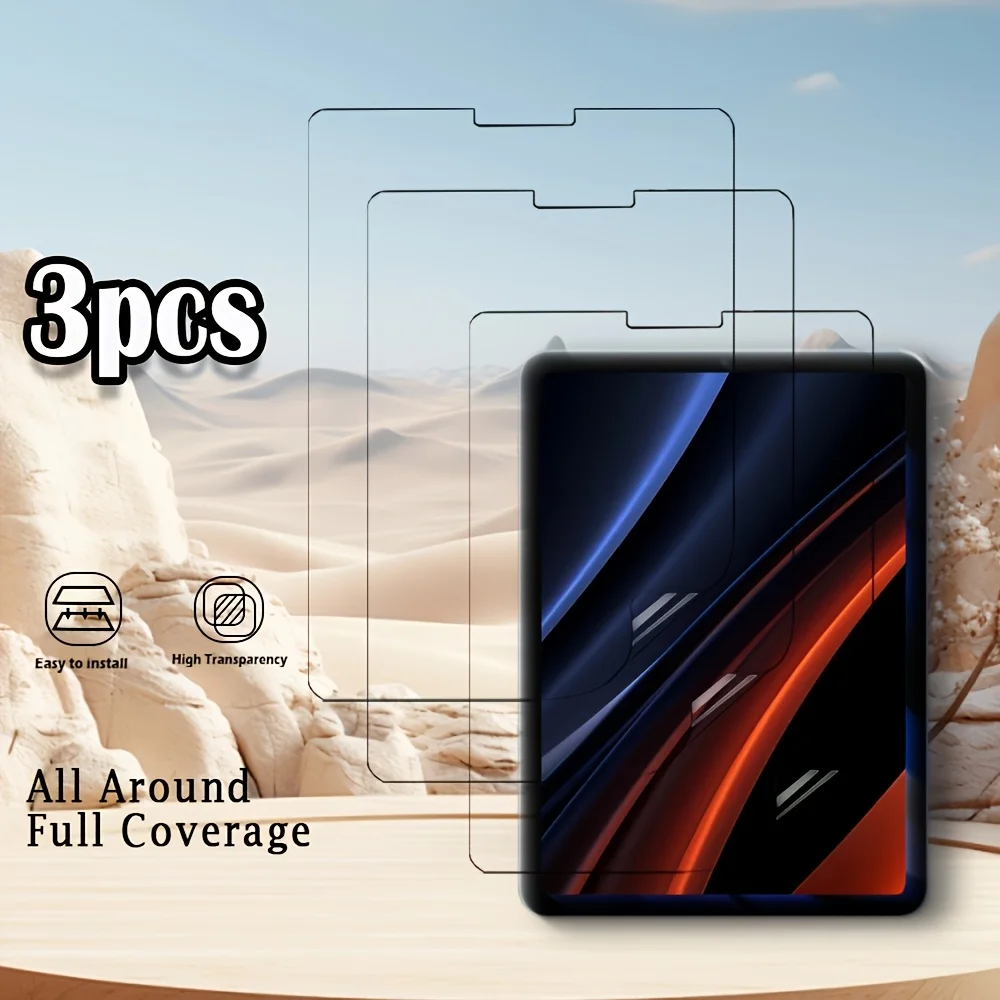 3PCS is suitable for iPad protective film high definition, anti-scratch, anti-fingerprint, no bubbles, easy to install