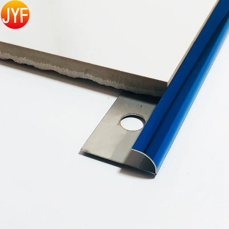 custom.ZB0025 Customized 304  Stainless Steel Decorative Furniture Trim Protector Marble Tile Trim