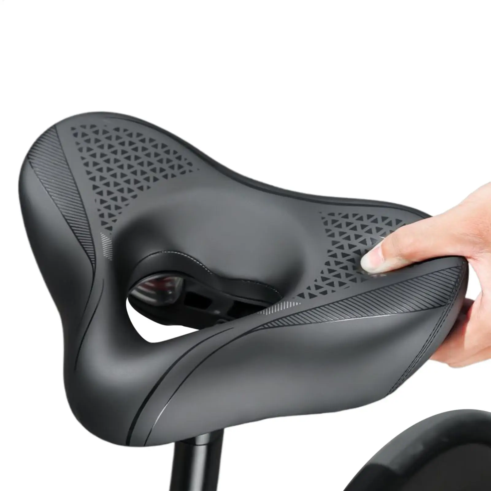 

Подушка для велосипедного сиденья, амортизирующая всепогодная полая подушка для велосипедного сиденья, удобные аксессуары для седла для шоссейного велосипеда