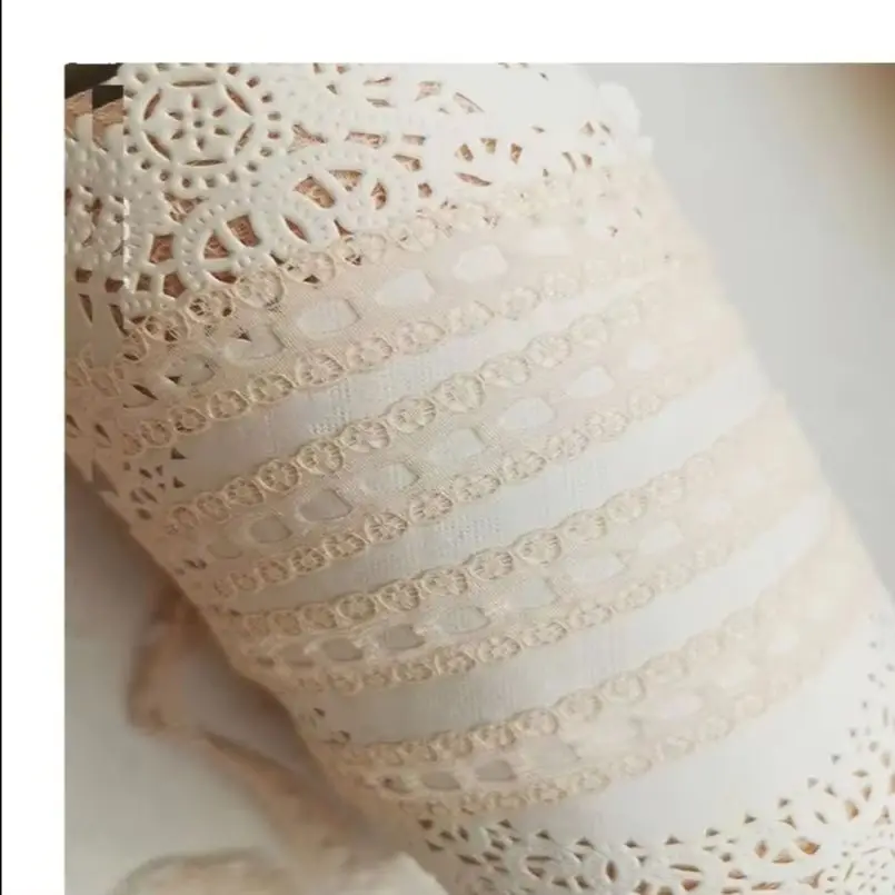 5 Meters /1.7cm wide headdress headband decorative accessories DIY non-elastic lace flower gift box packaging belt