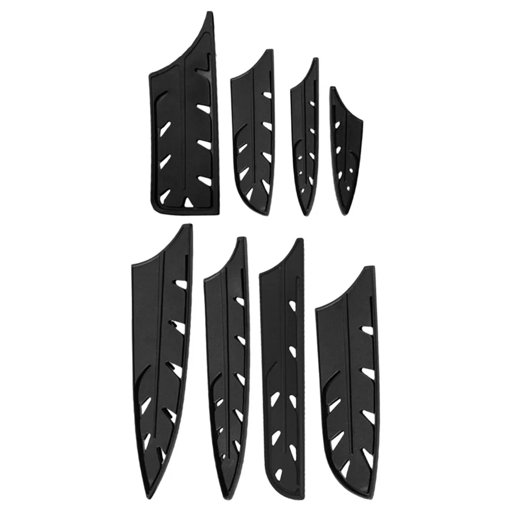 

8 Pcs Kitchen Knives Chef Universal Cutting Tool Plastic Protection Cover for