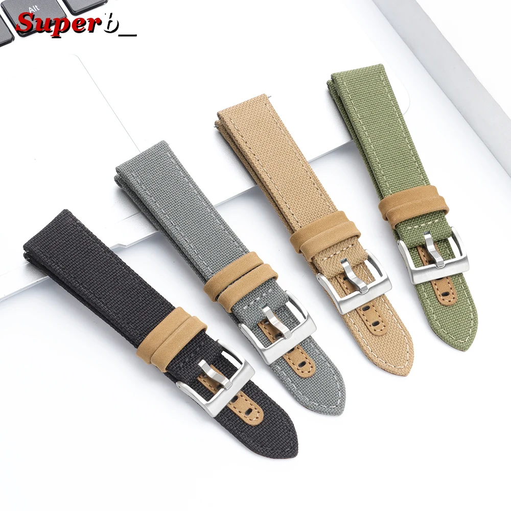 Nylon-Segeltuch Uhrenarmband m – Leather Strap Quick Release Bewertung und Preis