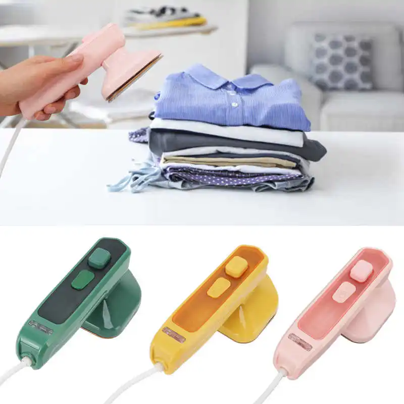 

Handheld Steam Iron Portable Mini Steam Iron Garment Steamer Clothes Ironing Machine for Home Travel Dormitory EU Plug 220V