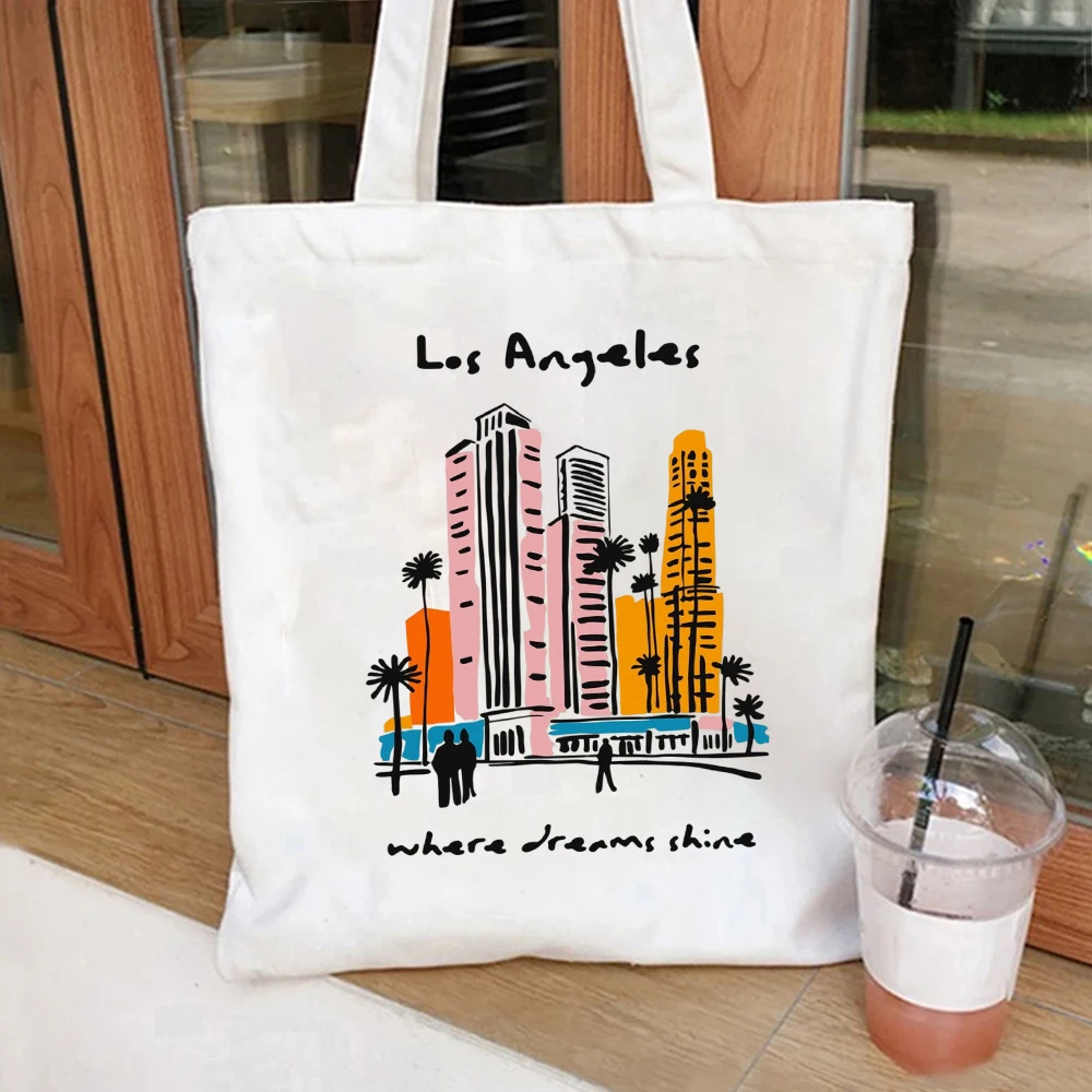 Vintage Fashion New York - Tas Tote Kanvas Patung New York