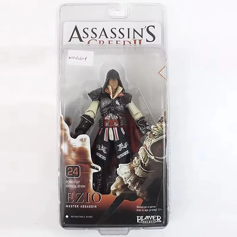 Assassins Creed Figure Game Ezio Conner Edward Kenway Hay Action Figuras Manga Figurine Collection Model Peripheral Toys