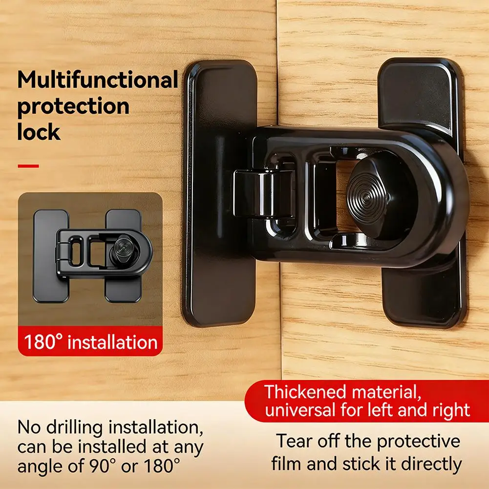 Baby Proofing Refrigerator Door Lock, Kitchen Appliance Latch Child Safety Lock for Fridge, Freezer Oven Doors
