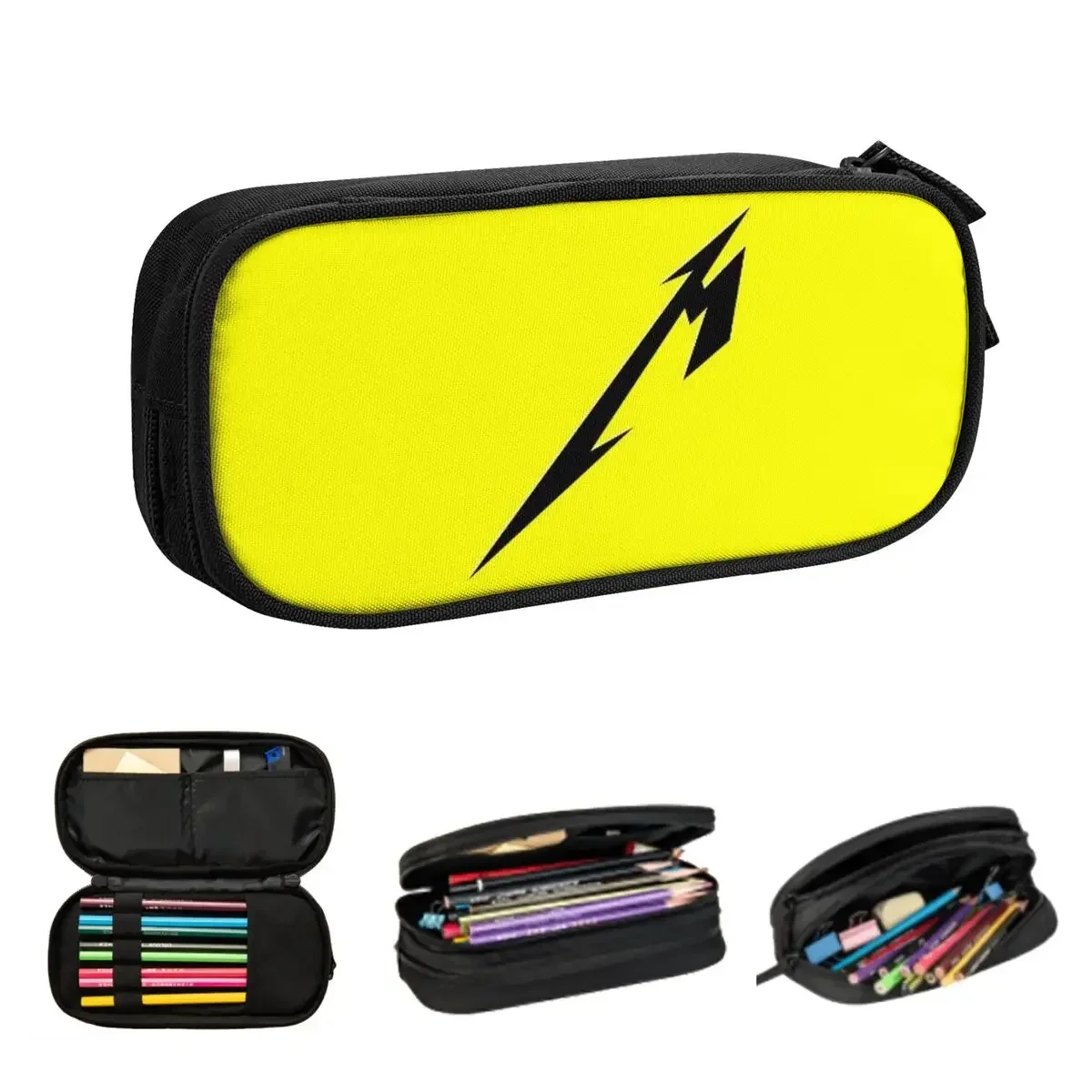 

Metallicas M72 Word Tour пеналы большие сумки для ручек коробка для ручек пенал для мальчиков и девочек студентов канцелярские школьные принадлежности