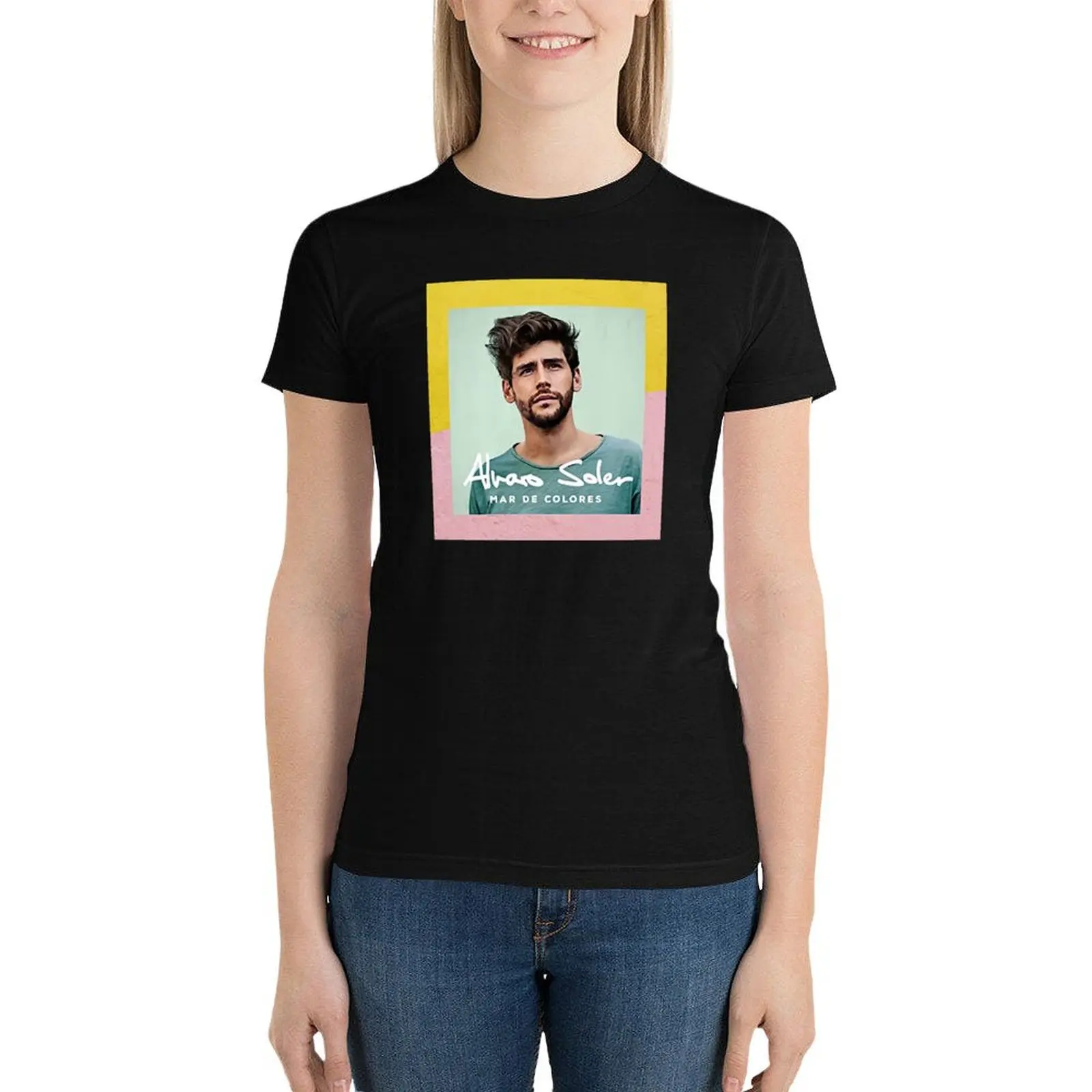 Alvaro Soler - Mar De Colores T-Shirt Short sleeve tee cute clothes t shirts for Women loose fit