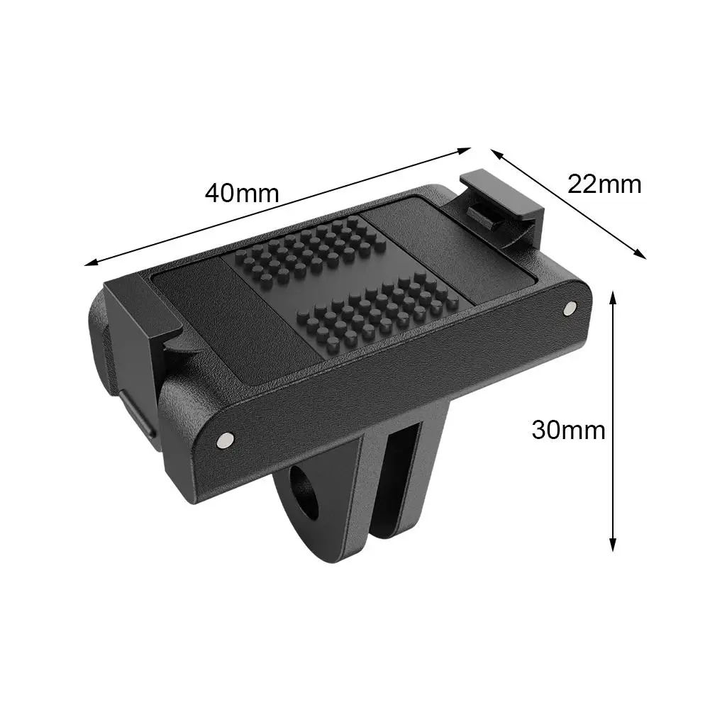 滑り止めスポーツカメラ,磁気クイックリリースベース,ヘルメットに取り付けられたアダプター,自転車アクセサリー,dji action 5 pro 4および3