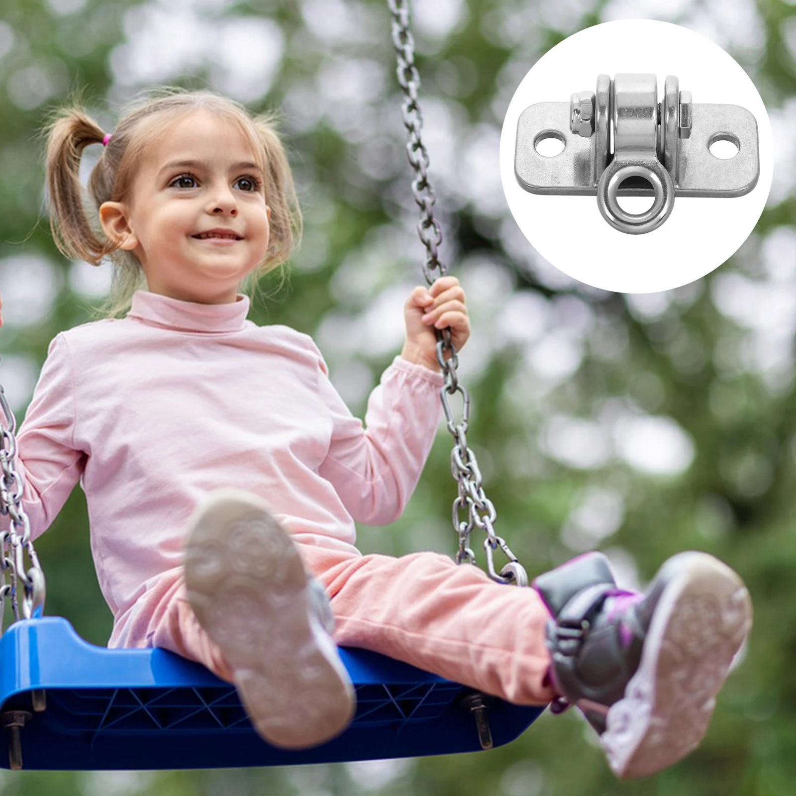 

Heavy Duty Swing Hanger Hooks for Hammock Chair Metal Bearing Rotating Hardware Ceiling Mount Suitable Indoors Outdoors Strong