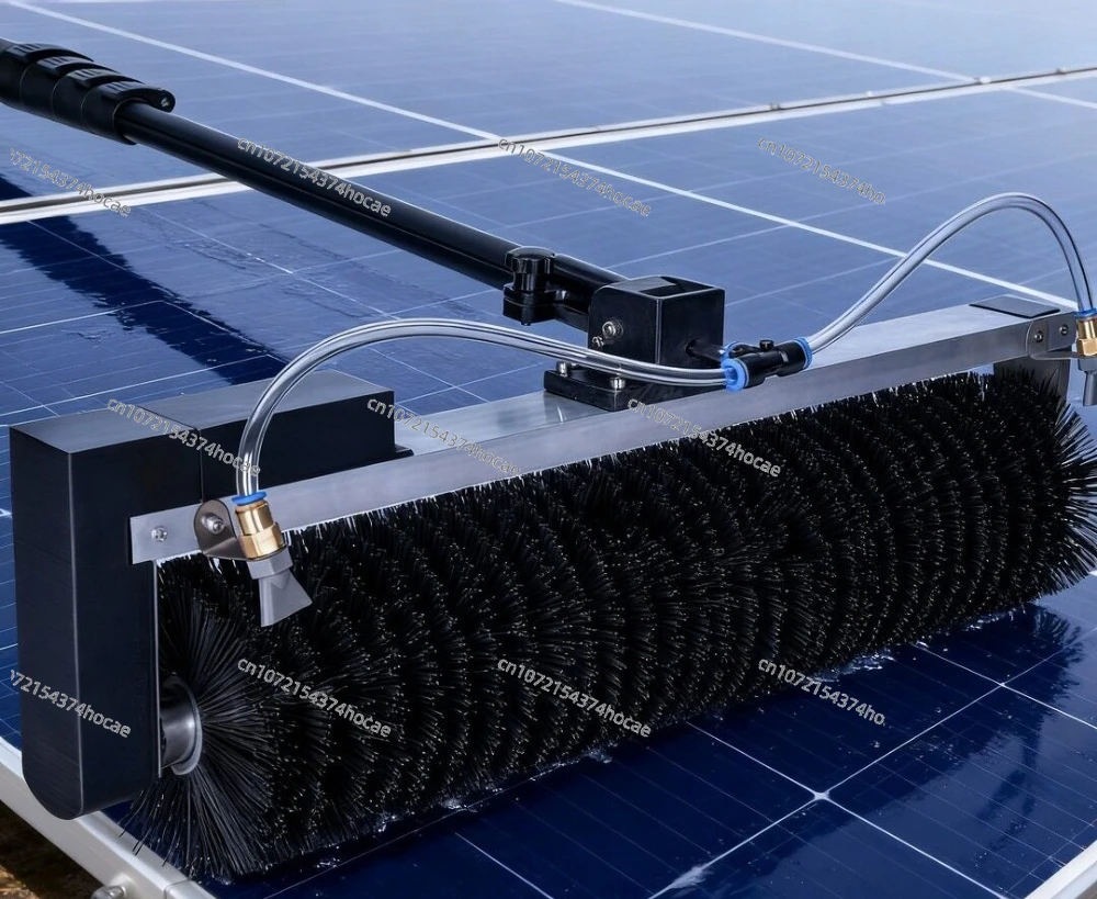 Photovoltaic panel cleaning equipment Solar photovoltaic panel cleaning tools Special cleaning brush for photovoltaic power