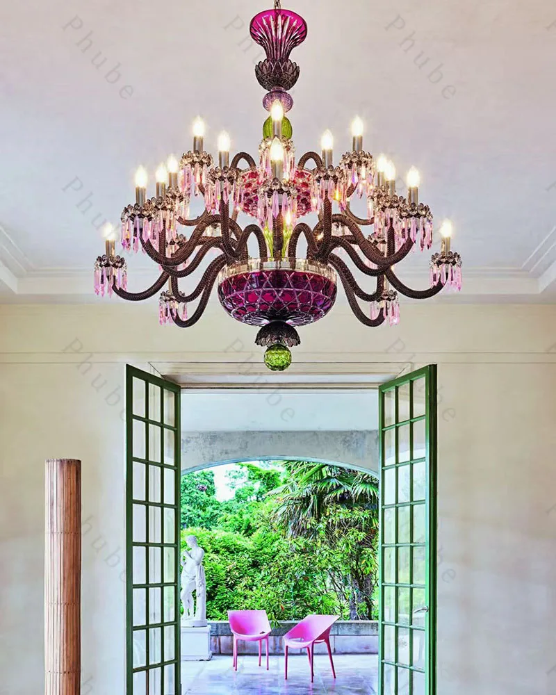 

St Louis Big Crystal Chandelier Lighting For Foyer Living Room Gold Hanging Lamp For Hall Lobby Staircase Hanging Light 24-Light