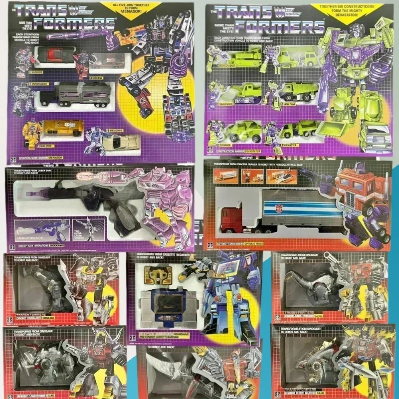 Op voorraadTransformatie G1 Reedi Dupeki Op Prime Menasor Wheeljack Grimlock Shockwave Insecticions Action Figure Toy Collection - afbeelding 2
