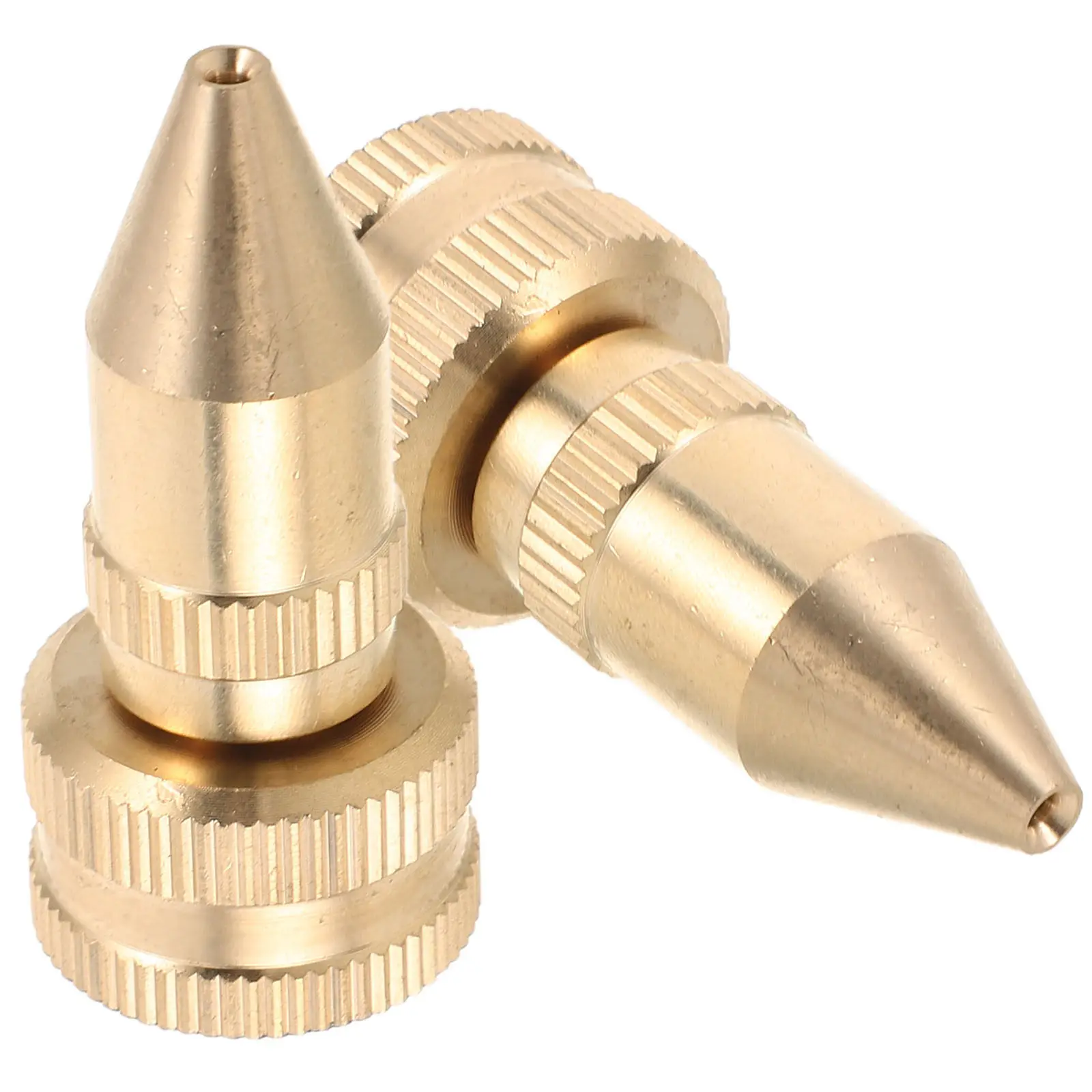 2Pcs Brass Adjustable Garden Sprayer Nozzle Replacement Spray Tip for Pump Sprayer Repair Corrosion Resistant Ergonomic Metal view 2