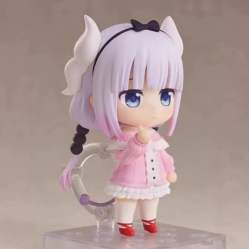 Anime Miss Kobayashi Dragon Maid Nendoroid 1963 Kanna Kamui Q Version Pvc Action Figure Collect Model Kawaii Doll Surprise Gift view 3