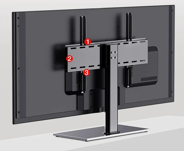 

Universal LCD TV base bracket desktop elevation desktop