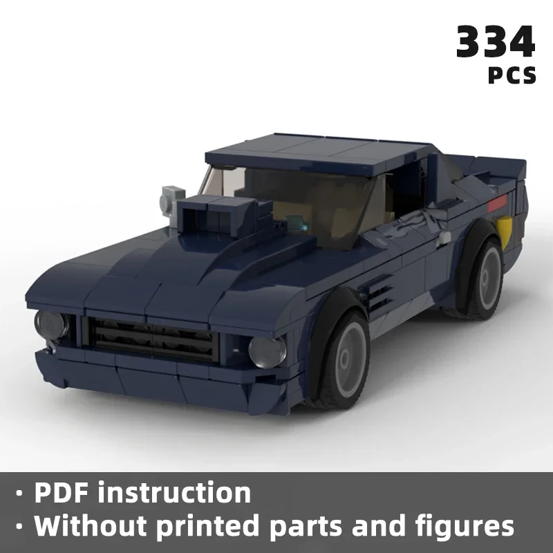 

classic mad movie interceptor bricks film modified car blocks war speed moc sports race fans gift present product