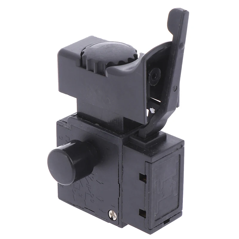 1 Pc FA2-6/1BEK Lock On Power Tool Electric Drill Speed Control Trigger Button Switch 6(6)A 250V 5E4