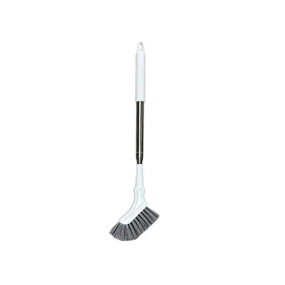 Long Handle Extendable Cleaning Brush Narrow Head Drainable Crevice Cleaning Brush Wall Hanging Gap Cleaning Brush