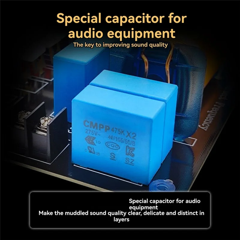 PHILE-3-drożny rozdzielacz audio 700W z filtrem krzyżującym do kina domowego 1 wysoka 2 niska częstotliwość poprawa dźwięku High Fidelity