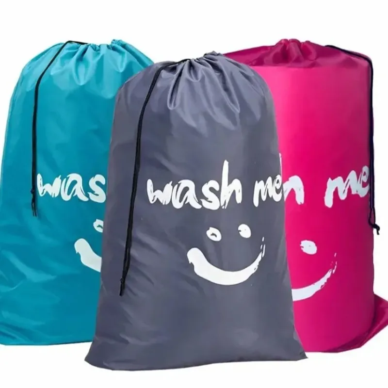 Household Laundry Bag Travel Storage Pouch Machine Washable Dirty Clothes Organizer Wash Drawstring Bag Large Capacity Bag