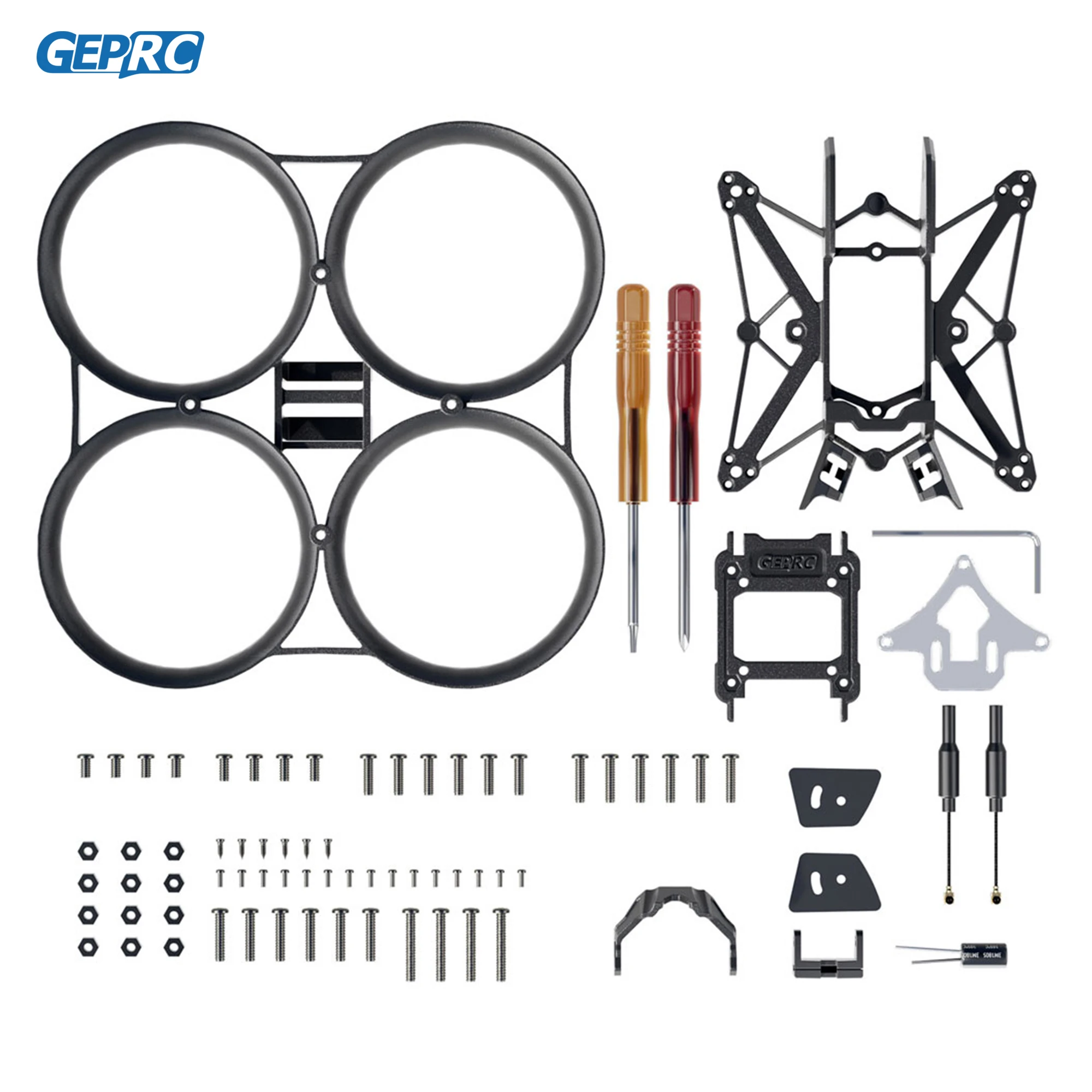 GEPRC GEP-DS20 Frame Parts Suitable for DarkStar20 Series Drone for DIY RC FPV Quadcopter Drone Replacement Accessories Parts