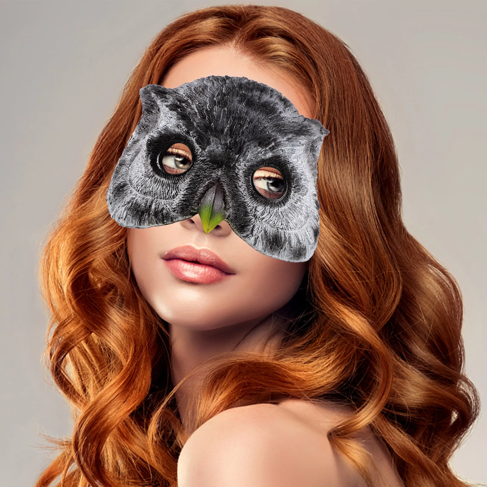 Halloween Owl Mask PU Durable Masquerade Party Cosplay Costume Prop for Adults Animal Masks for Adults