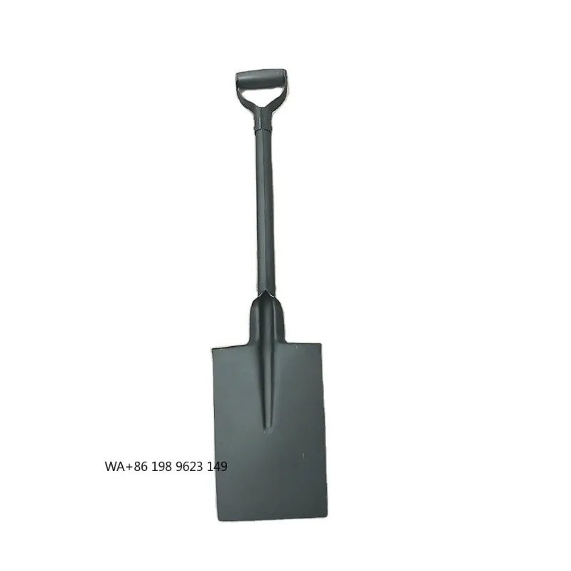 Heavy Duty Stainless Steel Garden Shovel Square Spade With Metal Handle Various Sizes For Industrial Construction Digging And