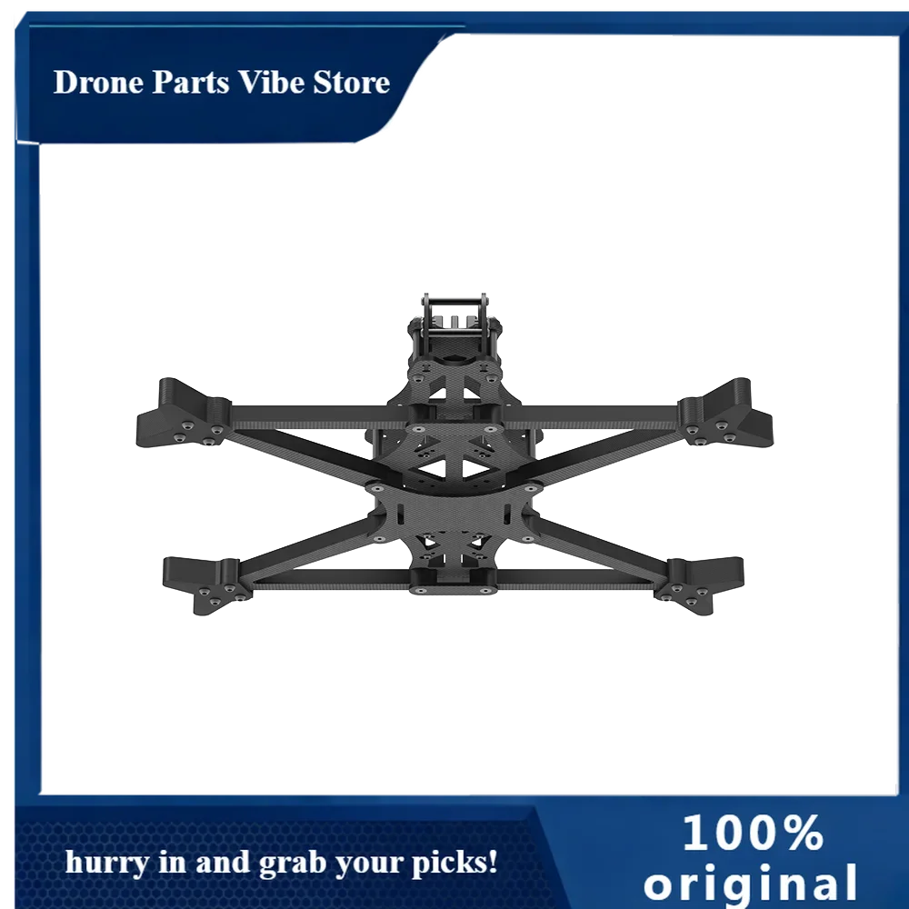 APs New IFlight AOS 7 EVO V1.2 7inch 293mm Light Rack FPV Frame Kit Carbon Fiber With 8 Arm 7