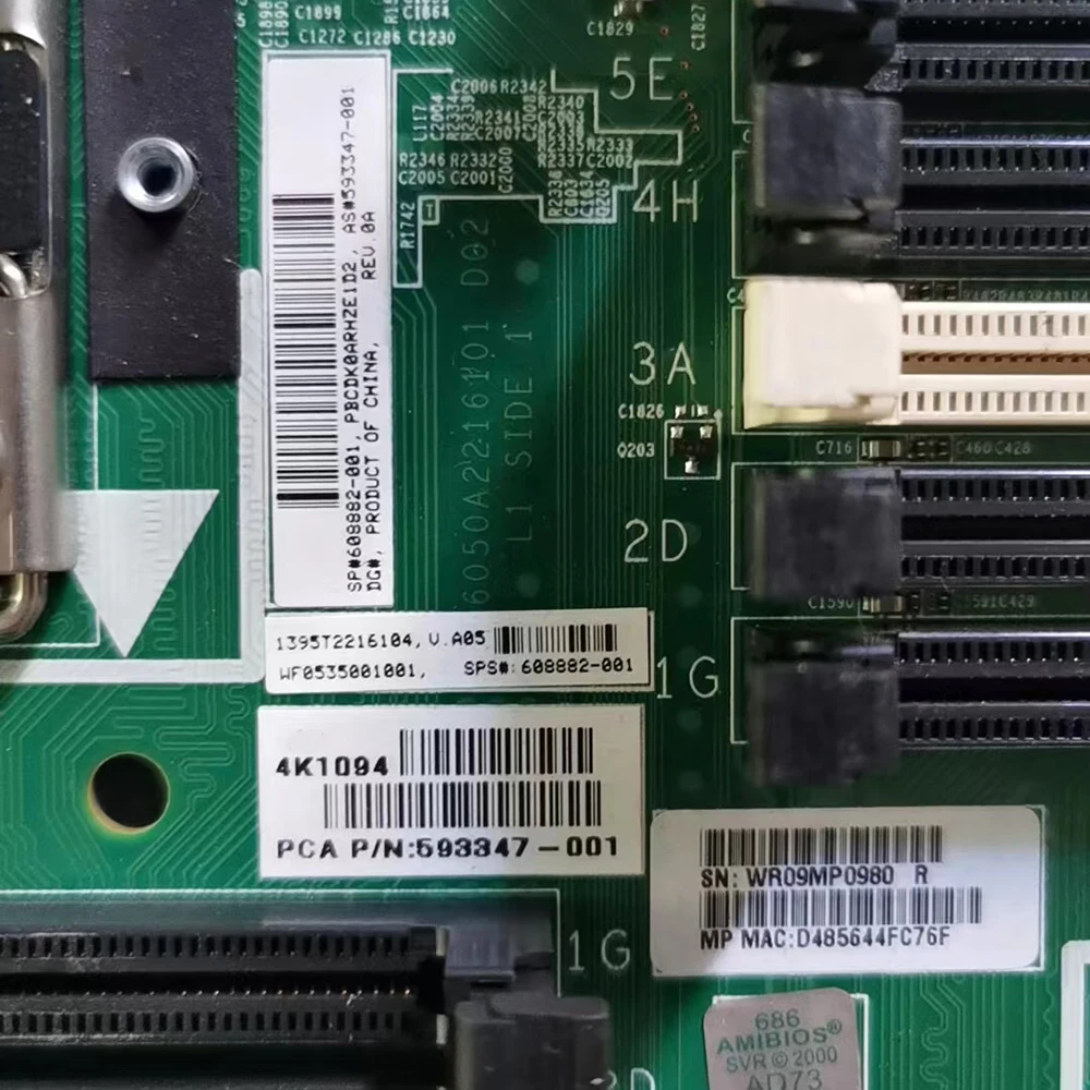 

DL160 G6 Server Motherboard X58 608882-001 511805-001