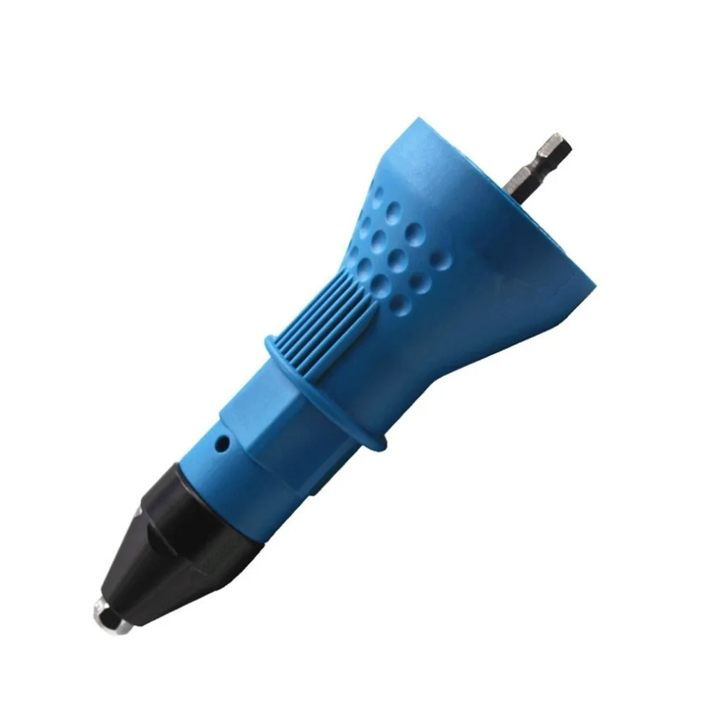 Electric Riveter Rivet Gun Riveting Tool Cordless Drill Riveter Cordless Riveting Drill Adaptor Nut Manual Riveter Rivnut Tool