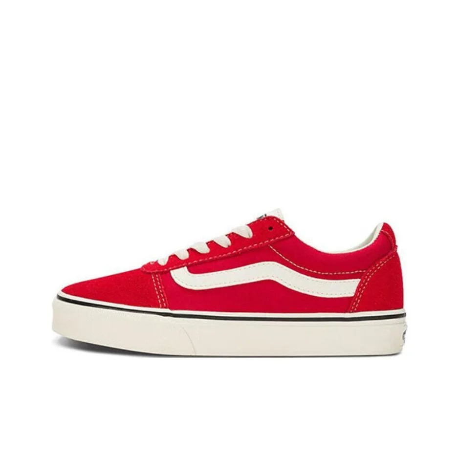 chaussures-de-skateboard-basses-resistantes-a-l'abrasion-vans-ward-pour-femmes-rouge-vn0a3iunbop