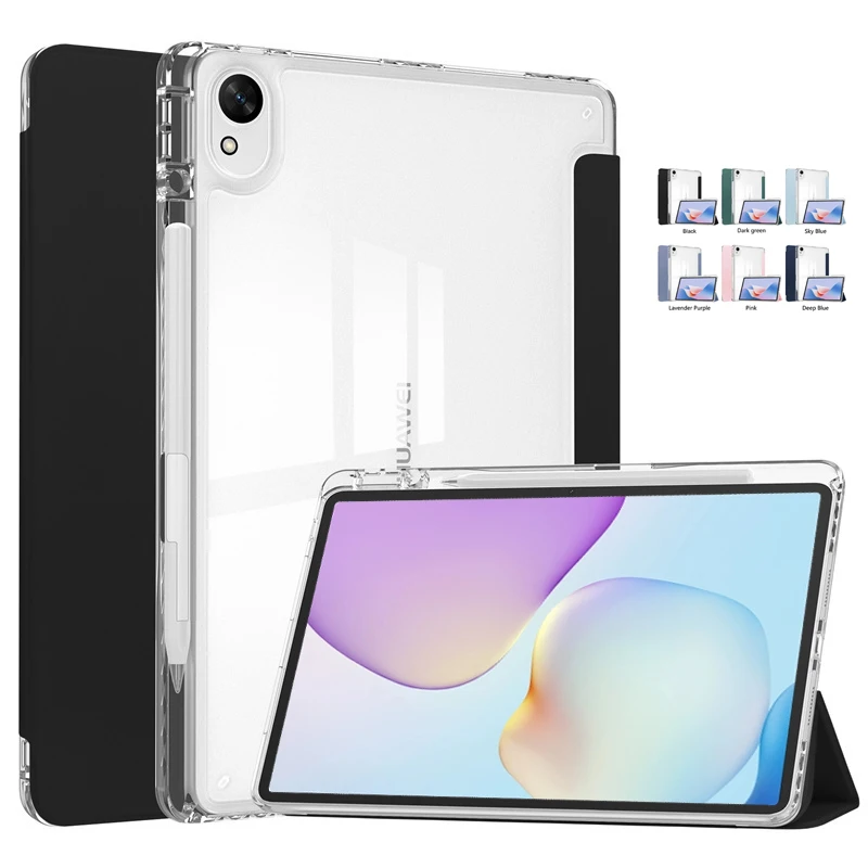 

Funda For Huawei MatePad 11.5 2025 Case with Pen Holder Acrylic Clear Hard Stand Cover For Huawei MatePad 11 5 2025 Case TXZ-W09