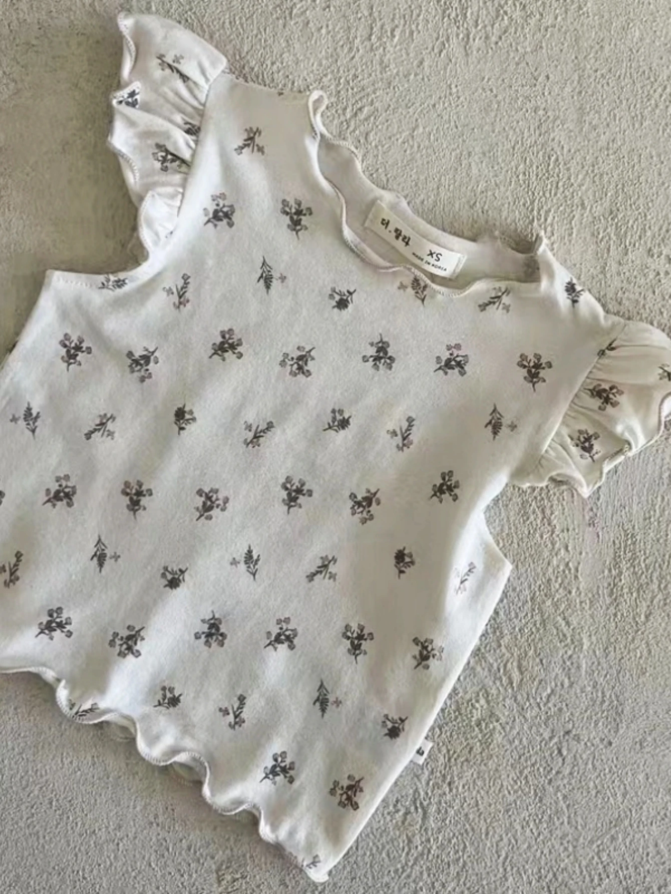 T230113 Children Clothing Spring&Summer Sweet Lace T-shirt for Toddler Girls Soft Undershirt for Newborn Baby Short Sleeved Top