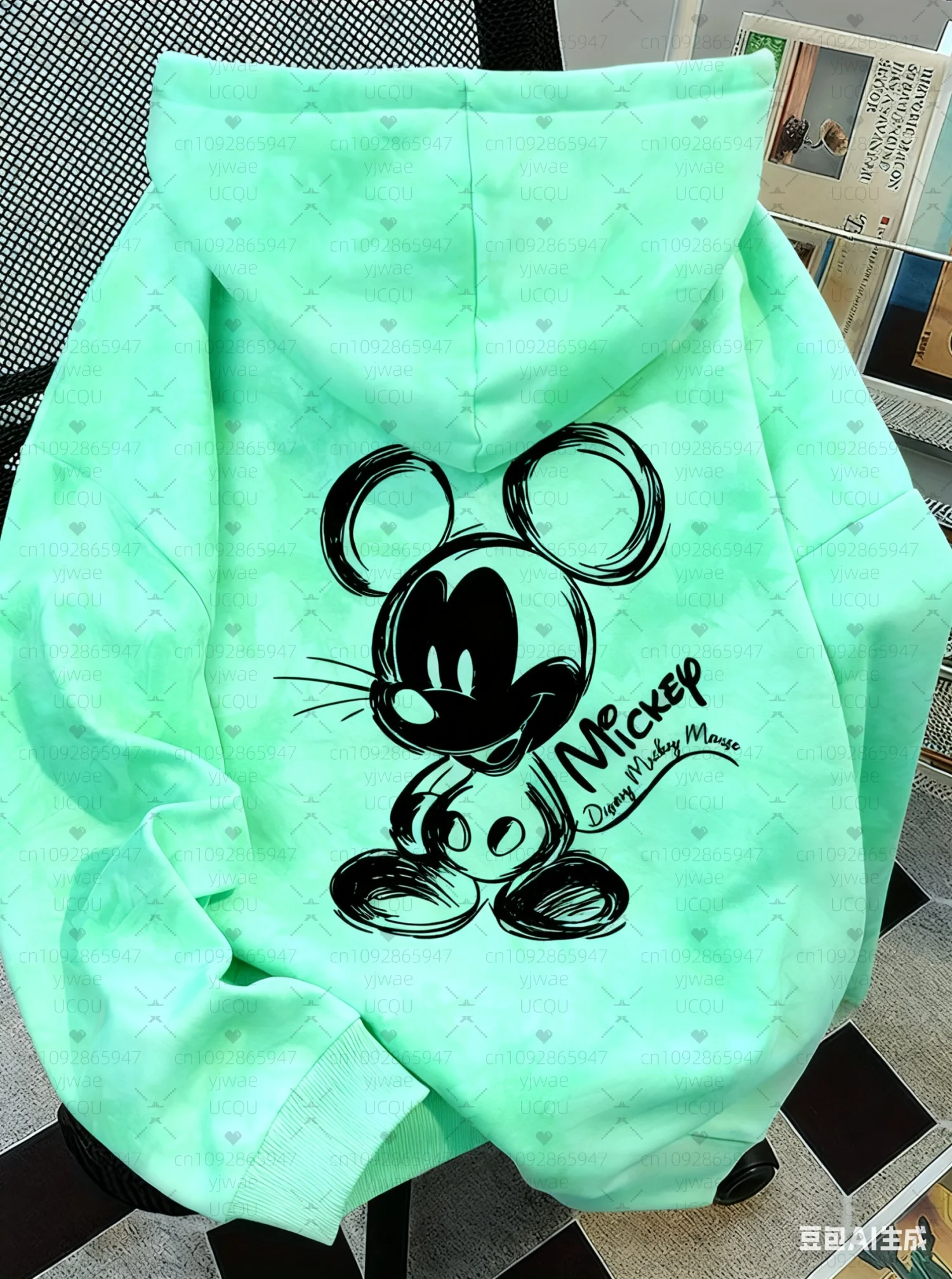 2025 Merry Christmas Graphic Topolino Felpa con cappuccio da donna Felpa con cappuccio Felpa con cappuccio All-Match Donna Abbigliamento donna