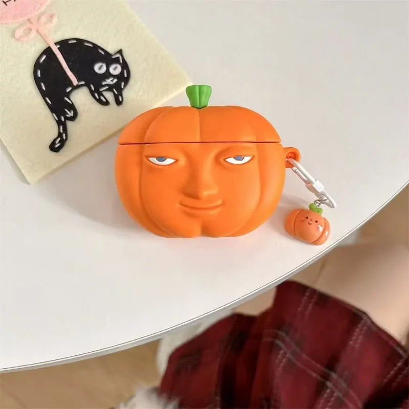 For Huawei FreeClip 2 3D Cute Cartoon Simulated Tomato Cat-pad Silicone Headphone Cover Shockproof Shell Protective Sleeve Case