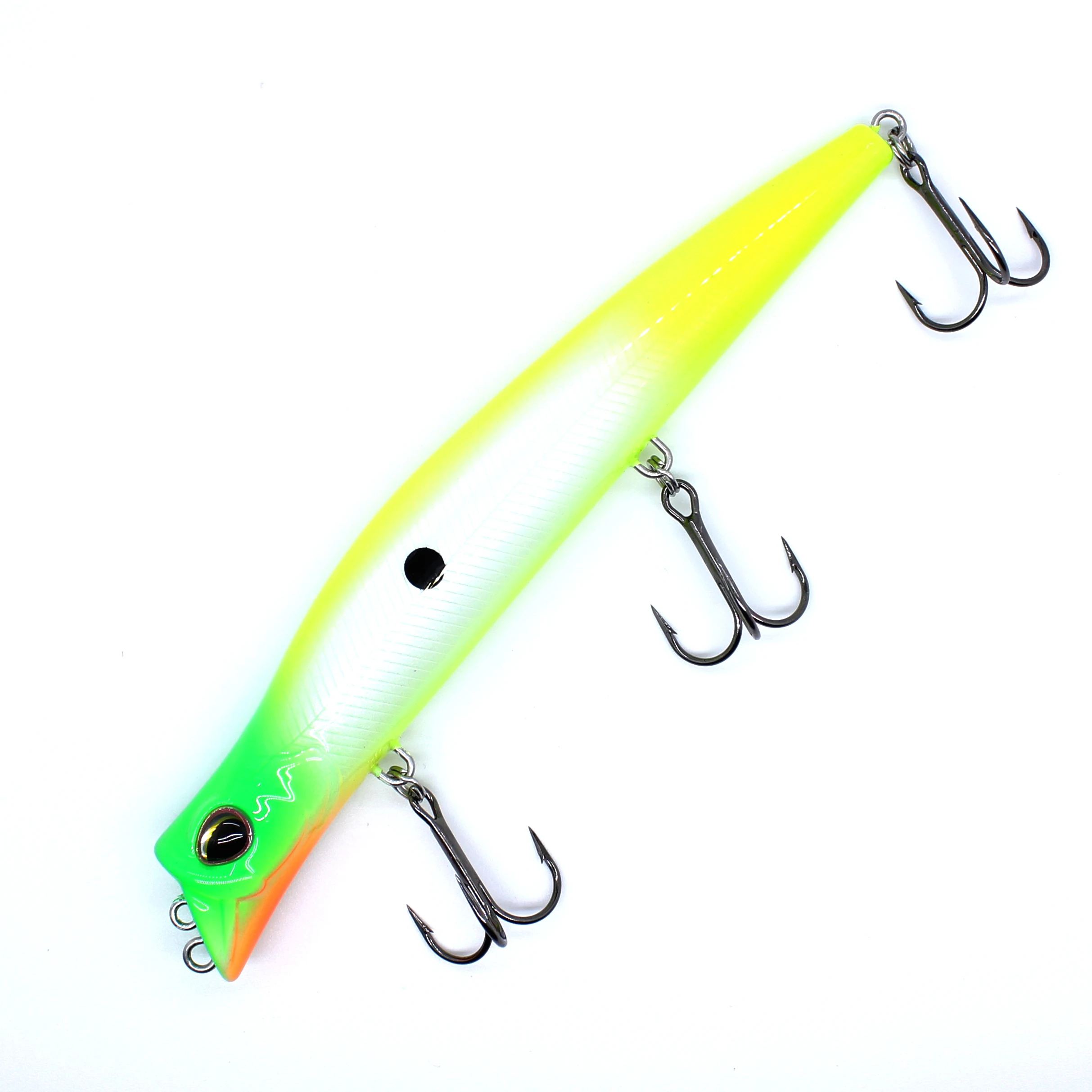 AOCLU Topwater Hybrid 130mm 17,5g Bleistift Stick Harten Köder Wobbler Rassel Zwei Ton VMC Haken 1PC Draht salzwasser Seebarsch Angeln – Detail 15