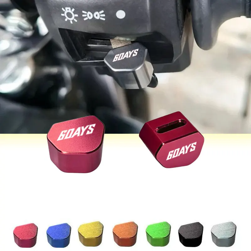 For KTM 6Days 250 300 450 500 EXC EXC-F XC-W CNC Aluminum Motorcycle Handlebar Switch Button Cover Turn Signal Protective Caps